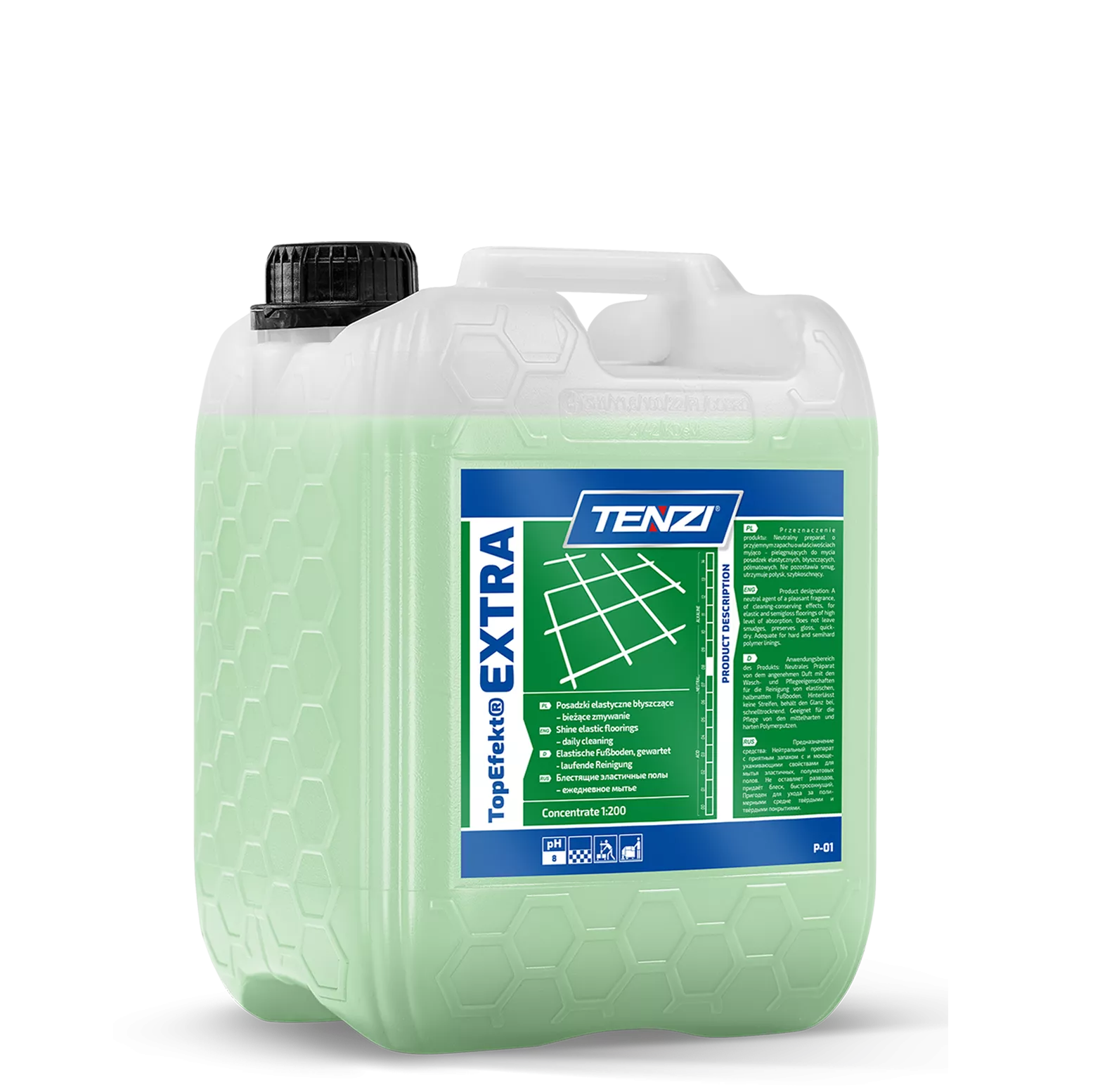 topefektr-extra-10l TENZI TopEfekt® EXTRA - Product voor het reinigen van flexibele, glanzende en halfmatte vloeren - 10L - Afbeelding 1