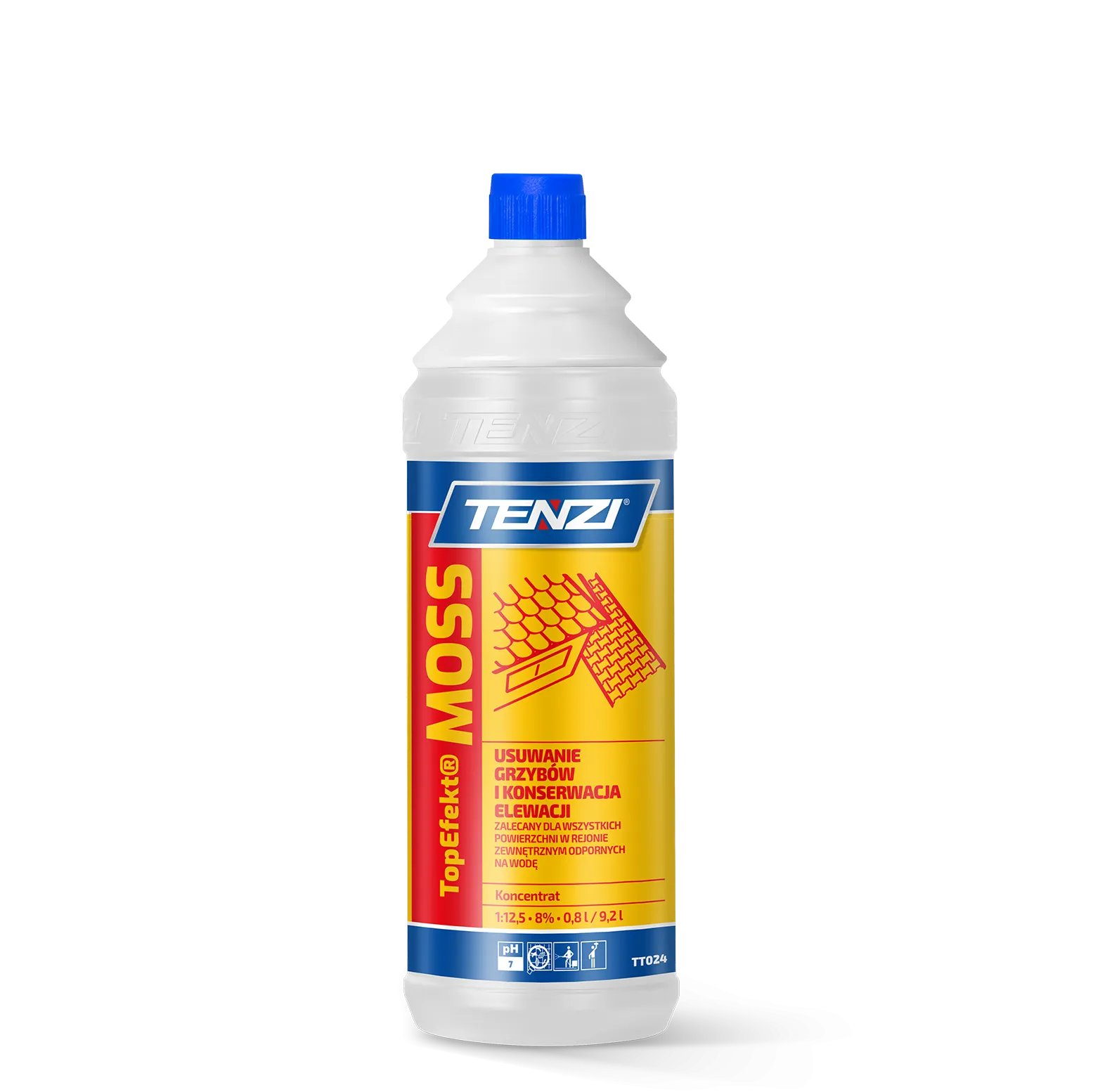 topefektr-moss-1l-2 TENZI TopEfekt MOSS - Mos- en algenverwijderaar - Gevel en dak - 1L - Afbeelding 1