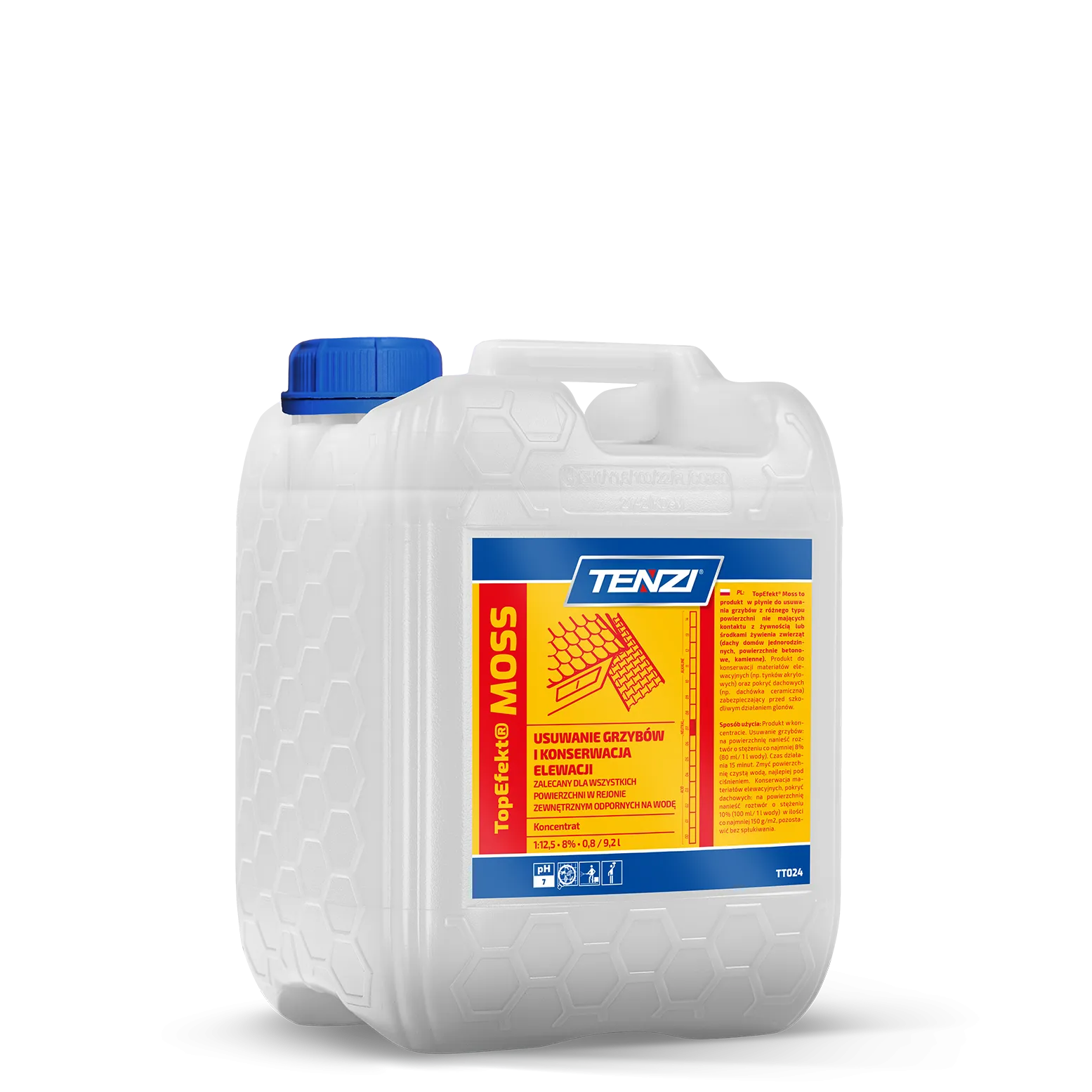 topefektr-moss-5l-2 TENZI TopEfekt MOSS - Mos- en algenverwijderaar - Gevel en dak - 5L - Afbeelding 1