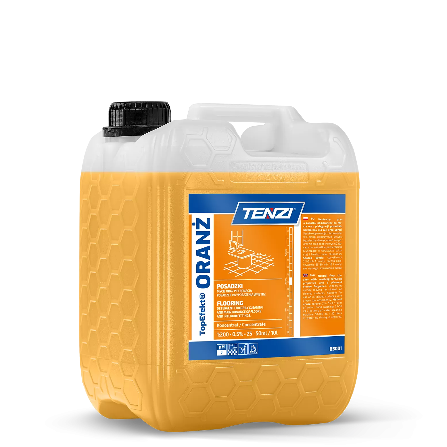 topefektr-oranz-10l TENZI TopEfekt® ORANŻ - Vloer- en wandreiniger - 10L - Afbeelding 1