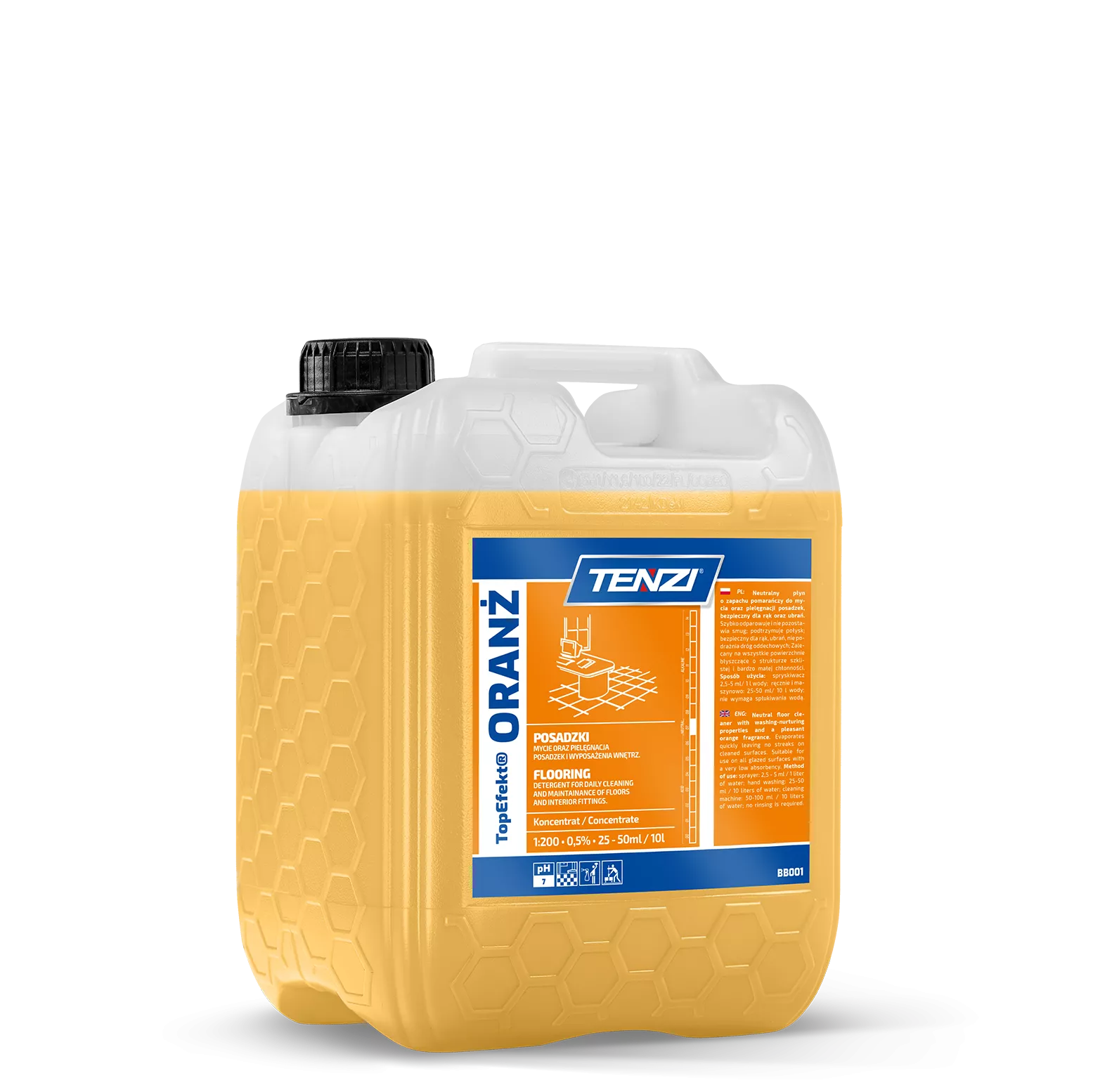 topefektr-oranz-5l TENZI TopEfekt® ORANŻ - Vloer- en wandreiniger - 5L - Afbeelding 1