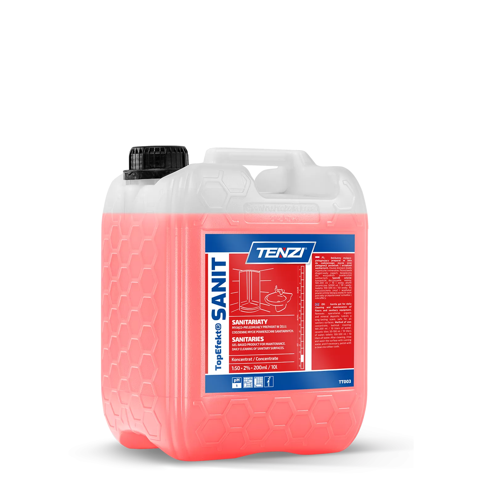topefektr-sanit-5l TENZI TopEfekt® SANIT – Badkamer- en sanitairreiniger – 5L - Afbeelding 1