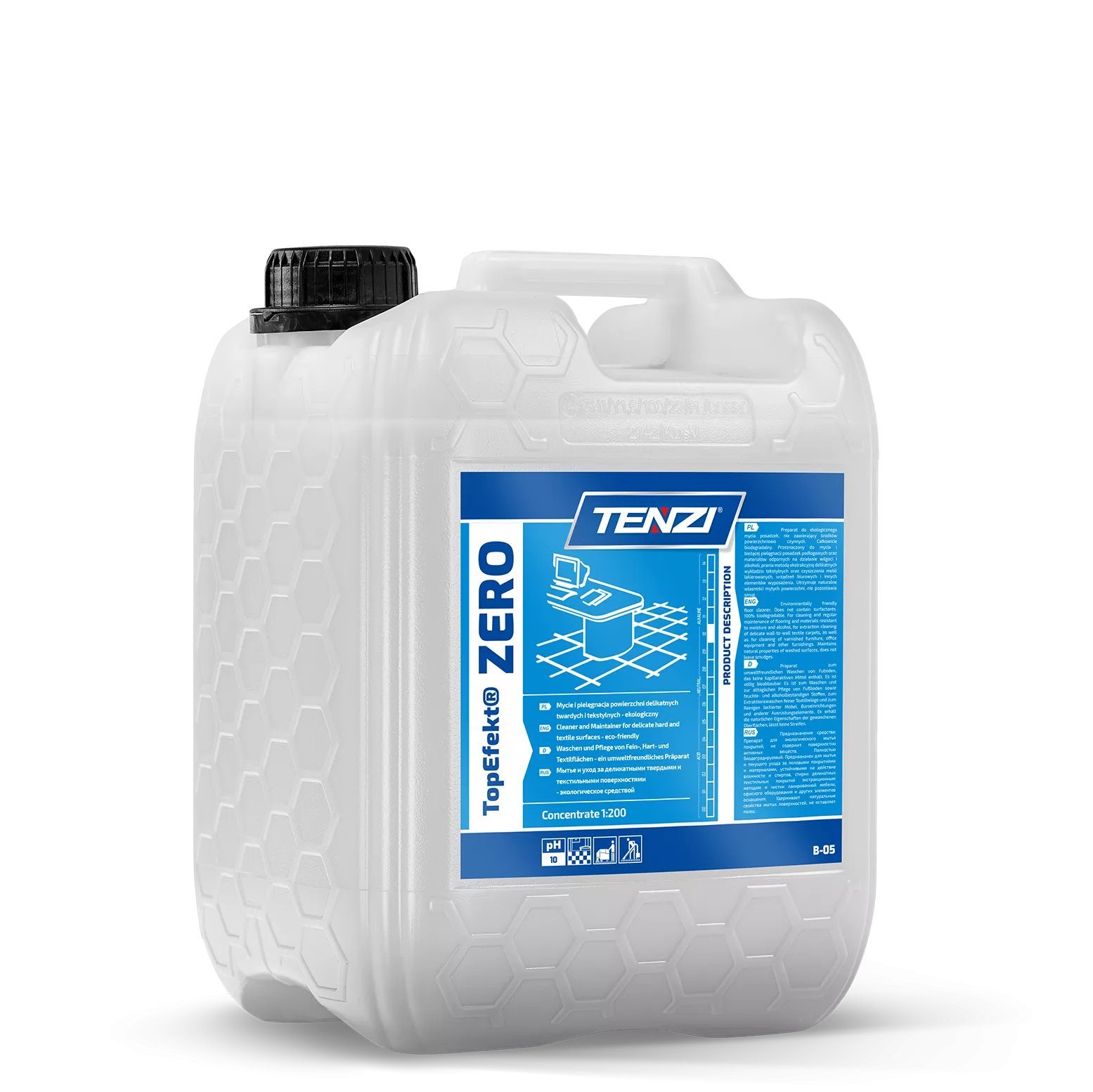 topefektr-zero-10l TENZI TopEfekt® ZERO - Eco vloerreiniger - 10L - Afbeelding 1