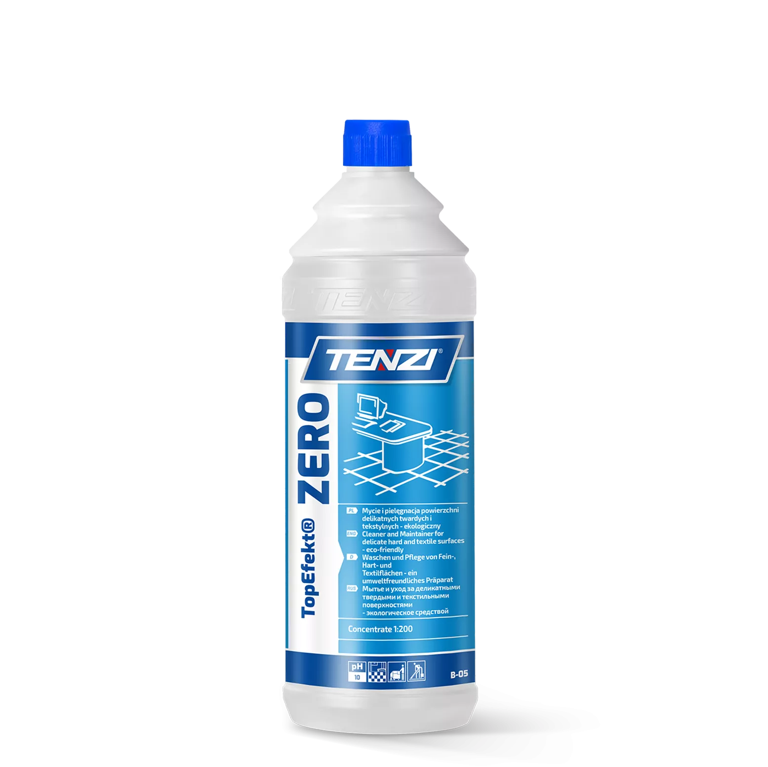 topefektr-zero-1l TENZI TopEfekt® ZERO - Eco vloerreiniger - 1L - Afbeelding 1
