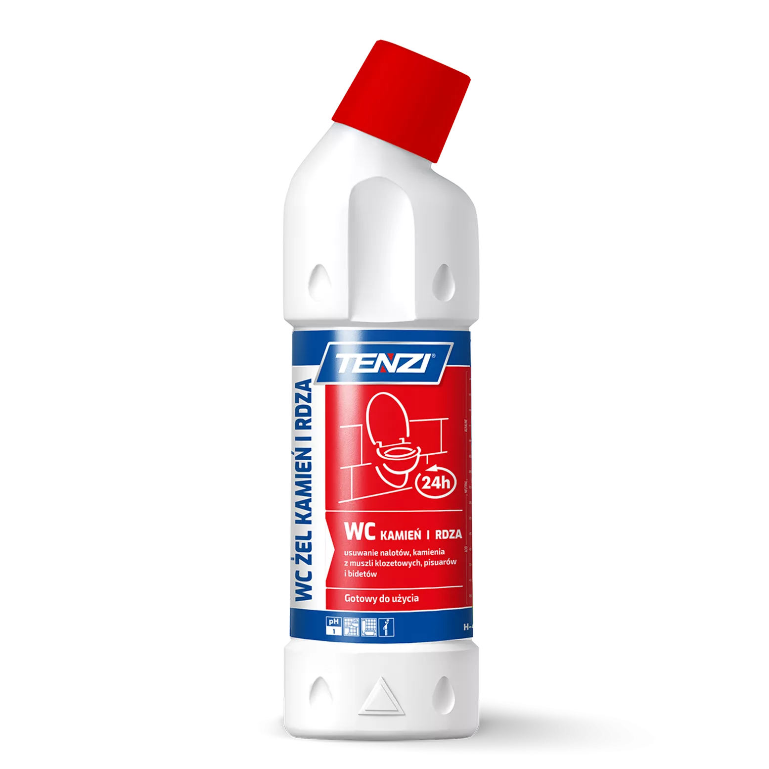 wc-zel-kamien-i-rdza-075l-2 TENZI WC Gel Kalk & Roest - Kalk- en roestverwijderaar voor toilet - 0,75L - Afbeelding 1